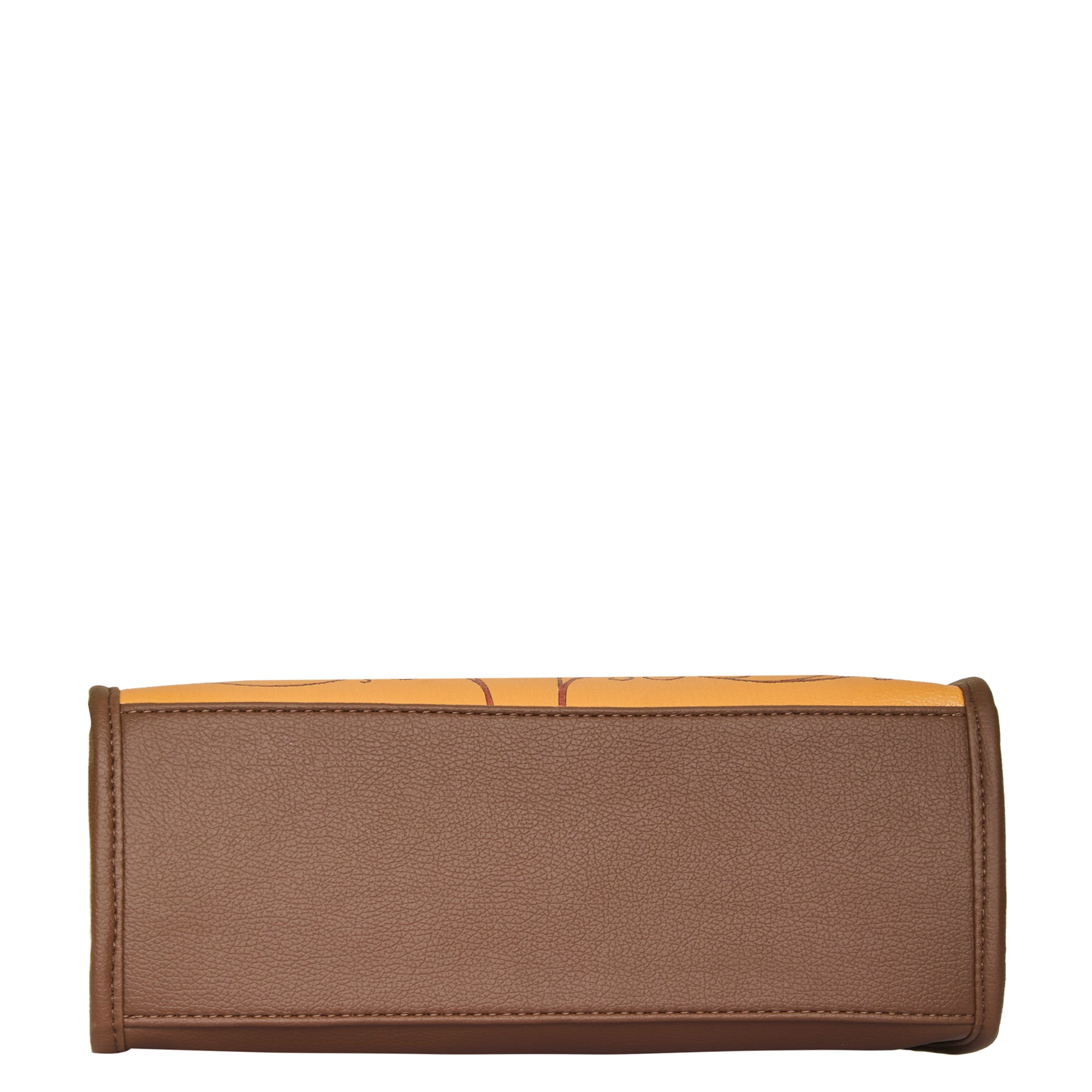 Women’s Printed Genuine Leather Satchel Handbag – Crossbody, Shoulder & Top Handle Bag – Ideal for Office, Work, Travel & Daily Use