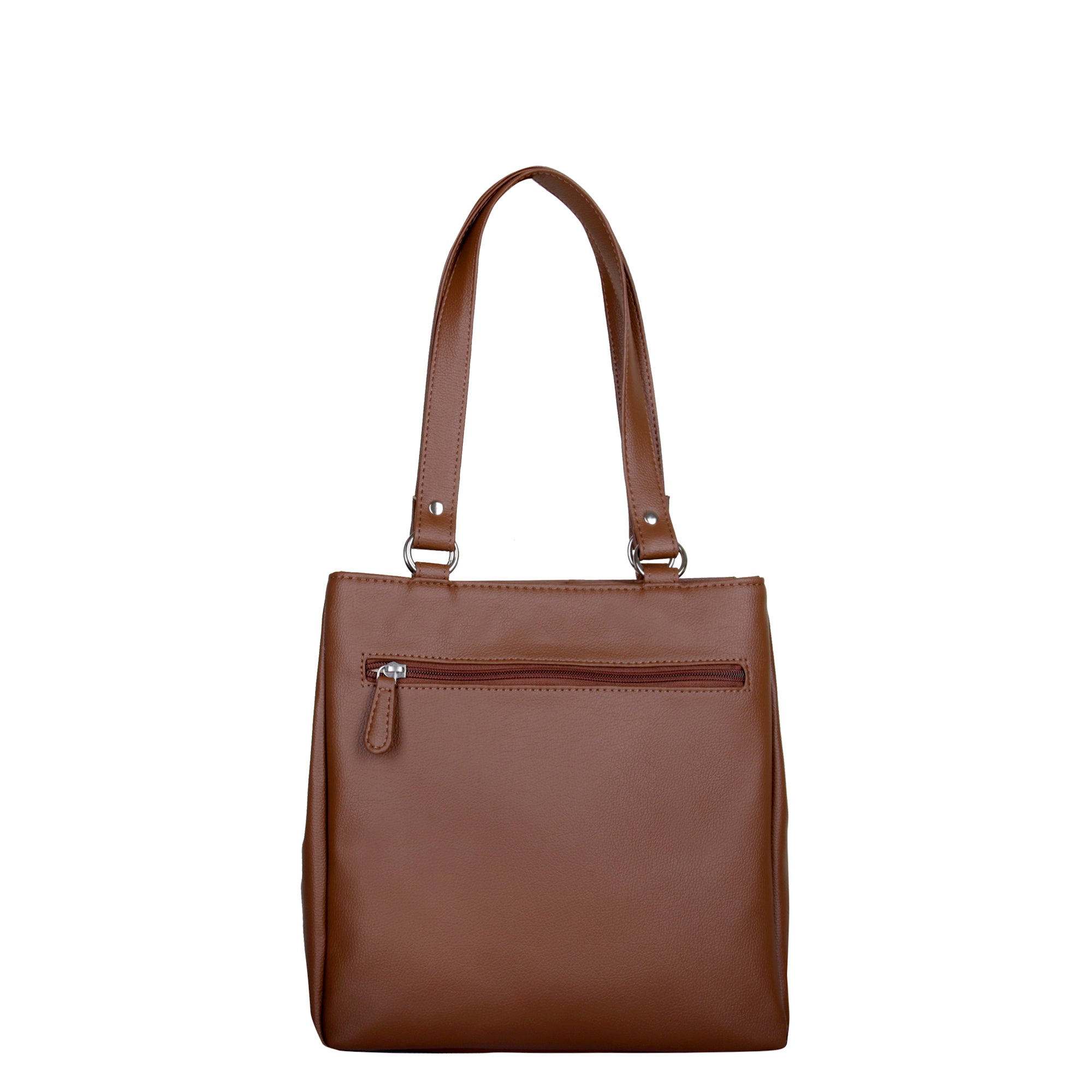 Women’s Printed Leather Tote Shoulder Bag – Multi-Compartment Handbag for Daily Use, Work & Travel