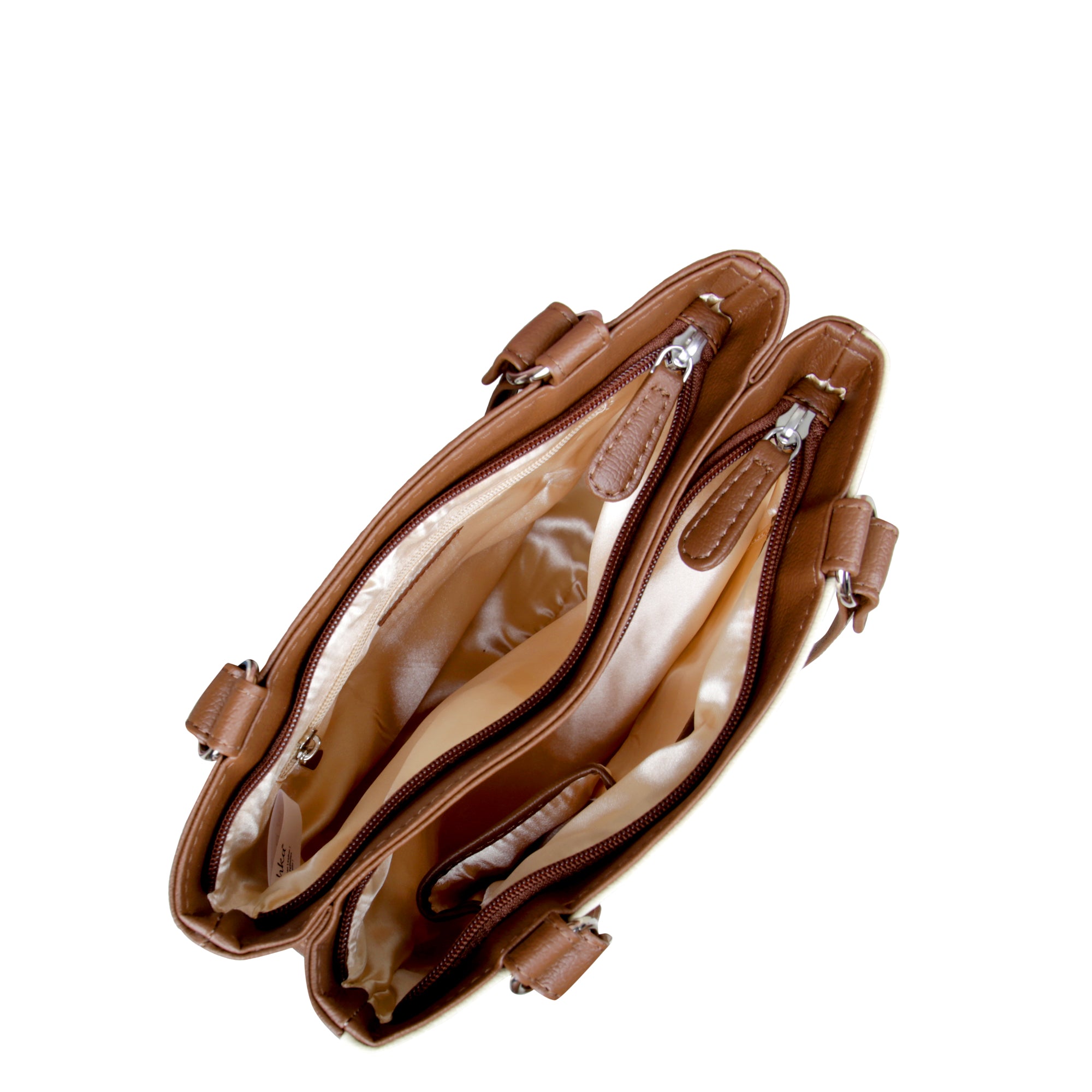 Women’s Printed Leather Tote Shoulder Bag – Multi-Compartment Handbag for Daily Use, Work & Travel