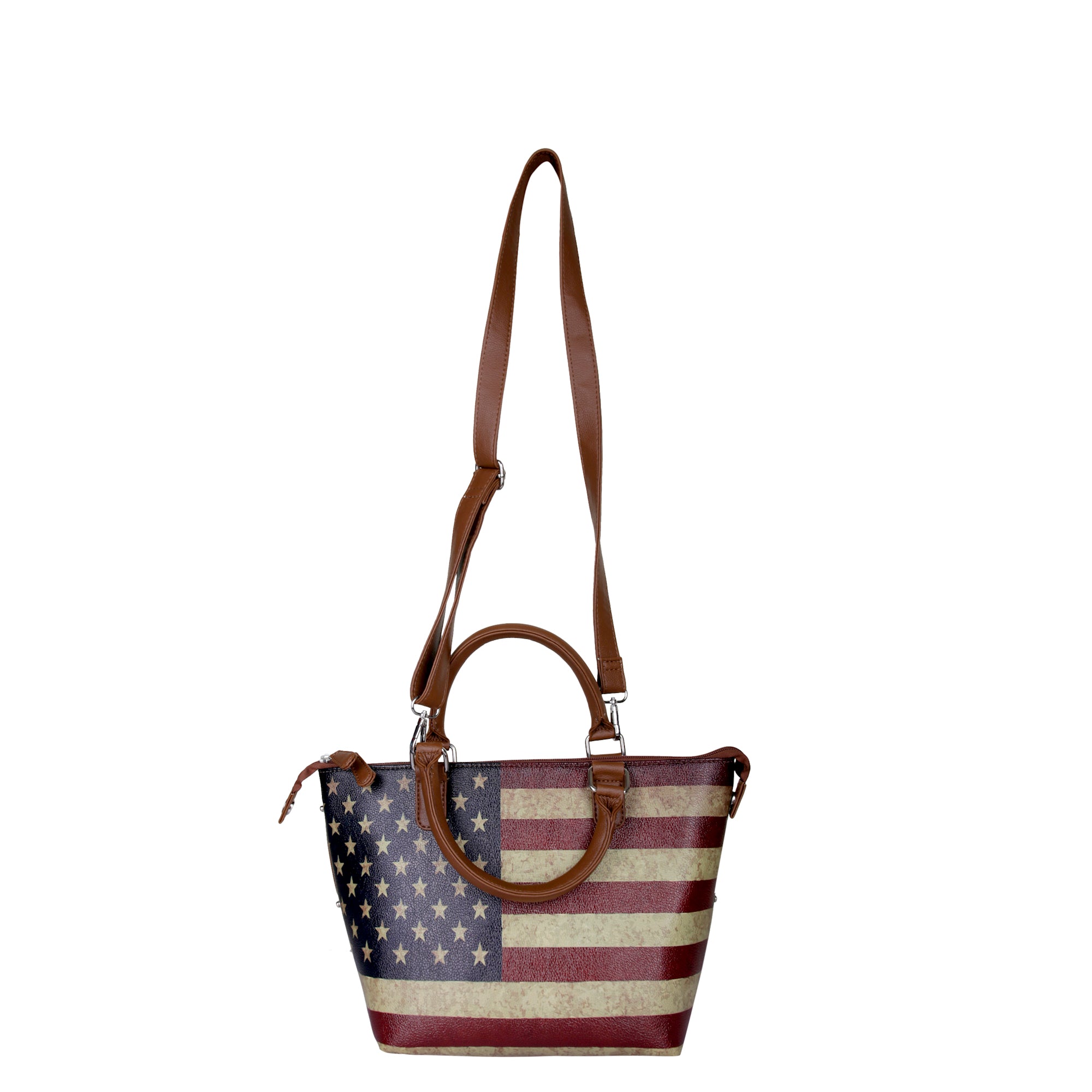 Women’s Genuine Leather 3-in-1 Printed Convertible Shoulder Bag – Stylish Top Handle Crossbody  & Handbag  Purse – Everyday Use