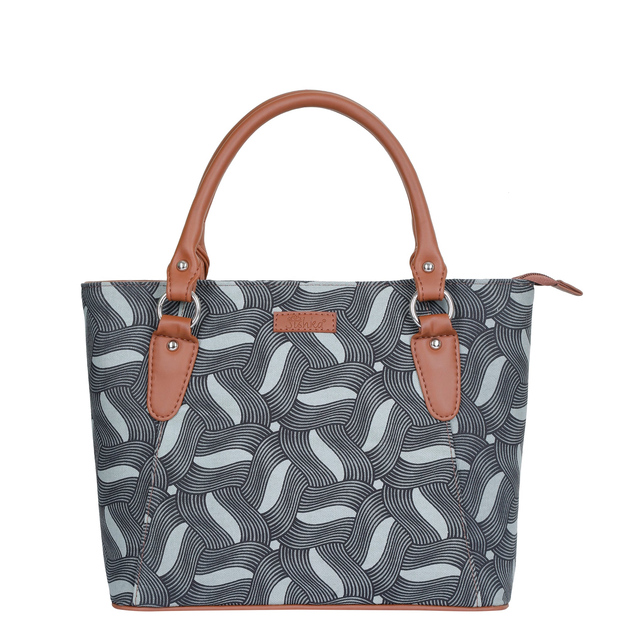 Sishka Olive Green Hand Bag – Canvas Satchel Purse for Women’s Everyday Use