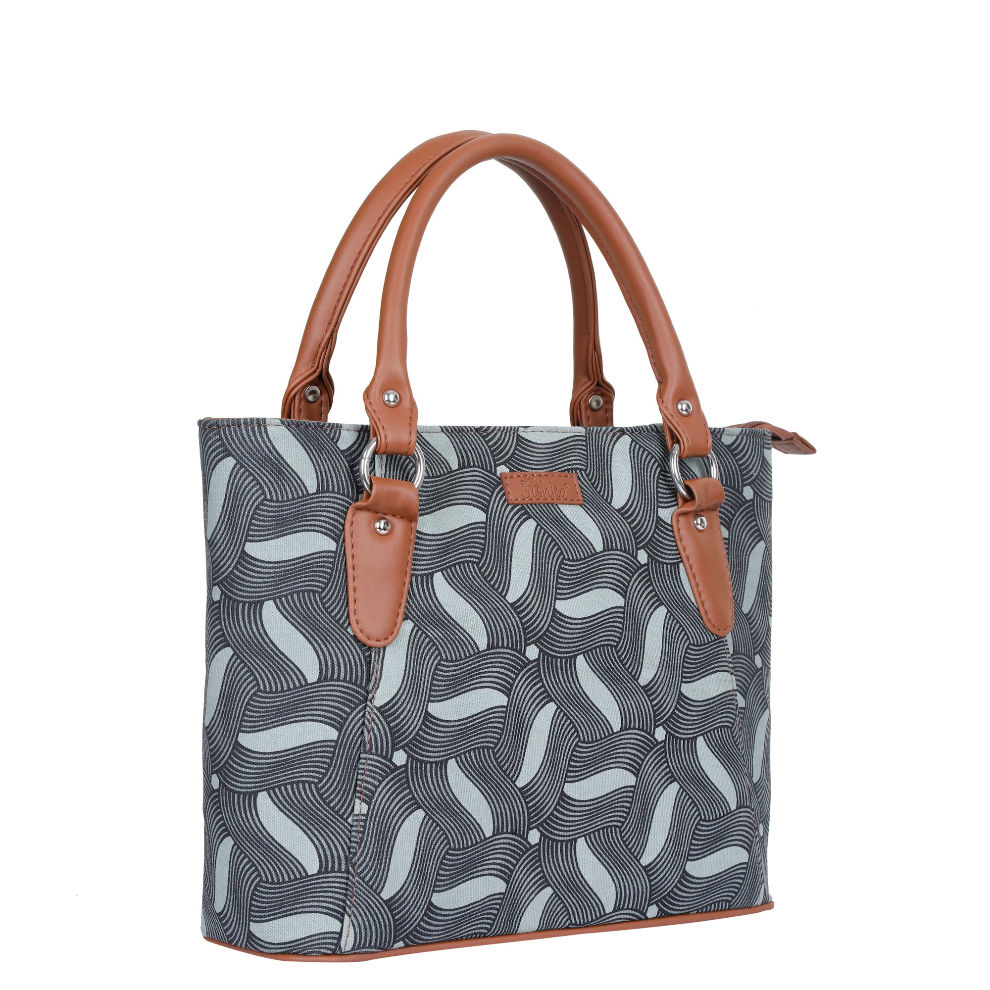Sishka Olive Green Hand Bag – Canvas Satchel Purse for Women’s Everyday Use