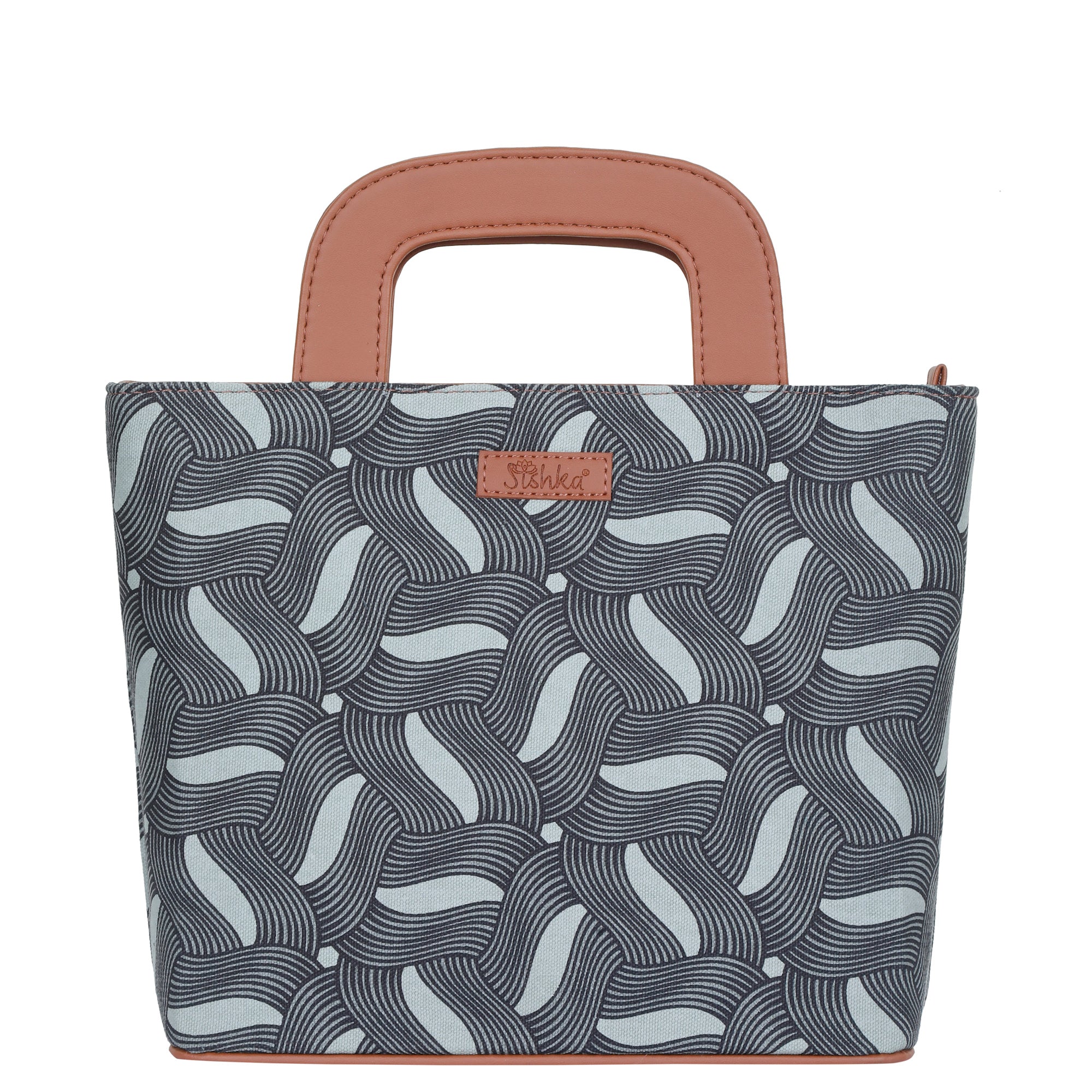 Sishka Olive Green Hand Bag – Canvas Satchel for Ladies’ Office & Casual Days
