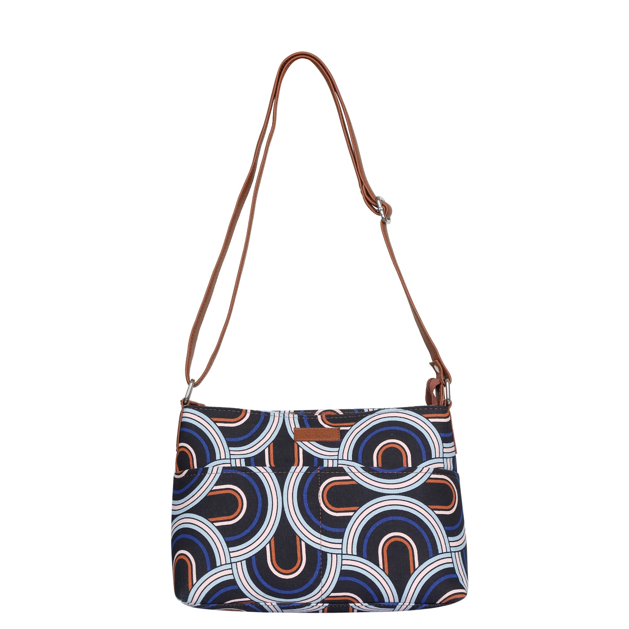 Sishka Abstract Crossbody Sling Bag – Women's Shoulder Purse for Casual Days
