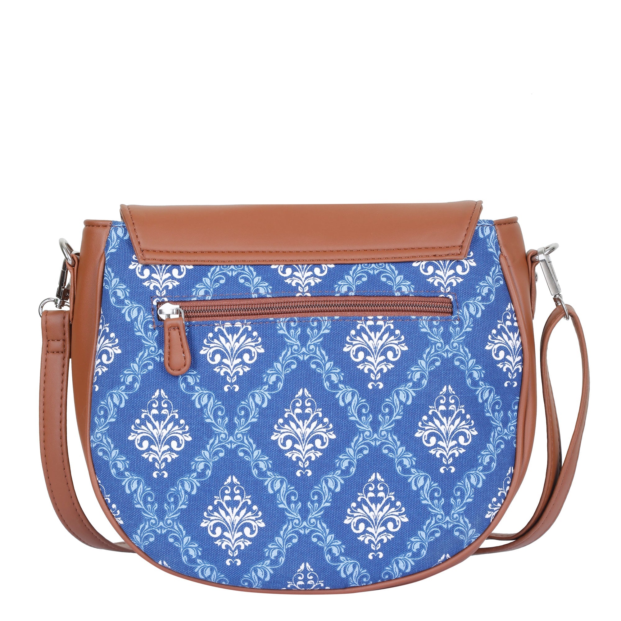 Sishka Blue Crossbody Sling Bag – Canvas Purse with Adjustable Strap for Women